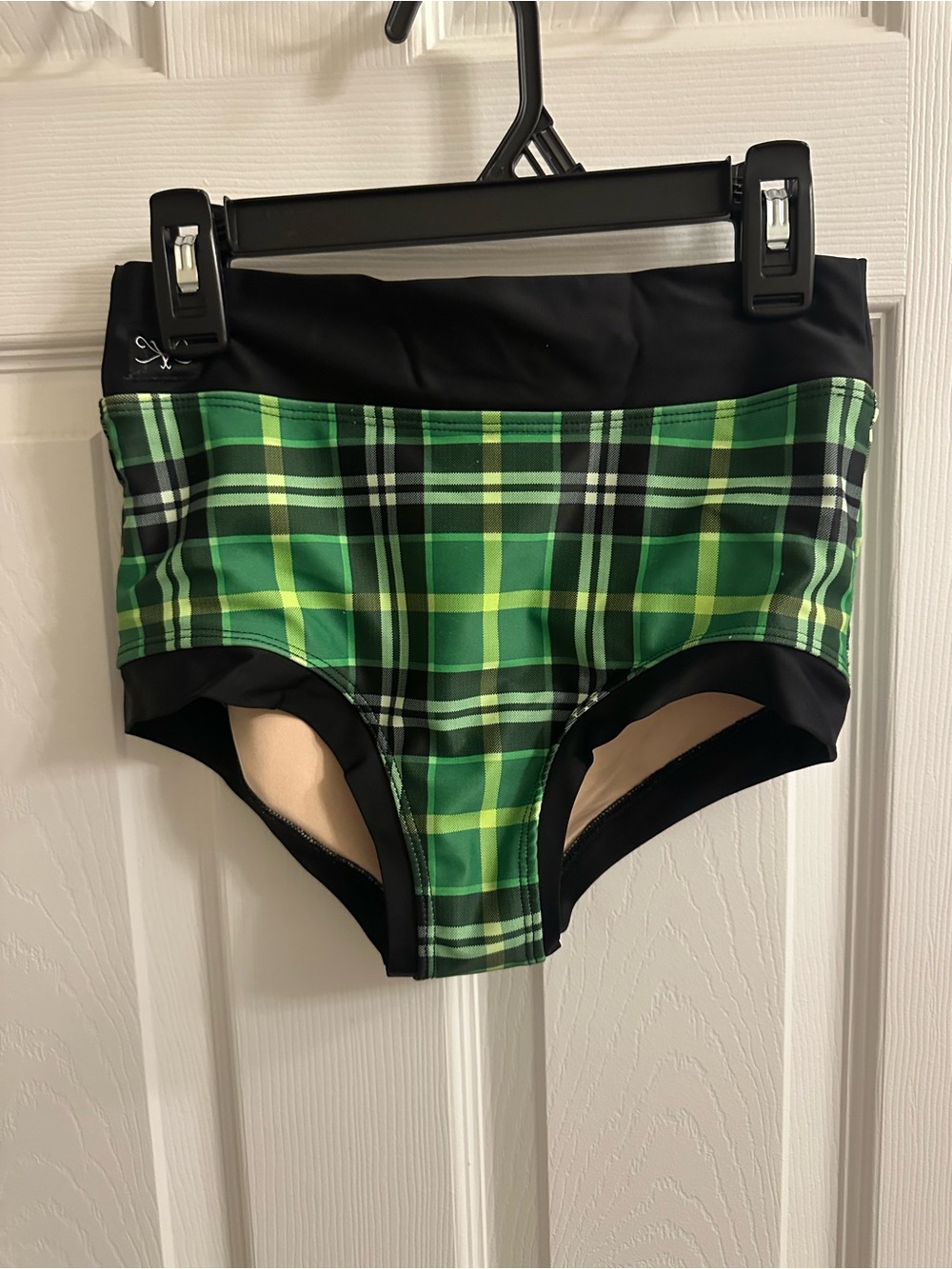 Kandi Kouture Girls Teen Dancewear Bries Size TXS 0/2 Green Black dance